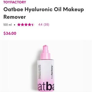 TOYFACTORY Oatbae Hyaluronic Oil Makeup Remover 100ml